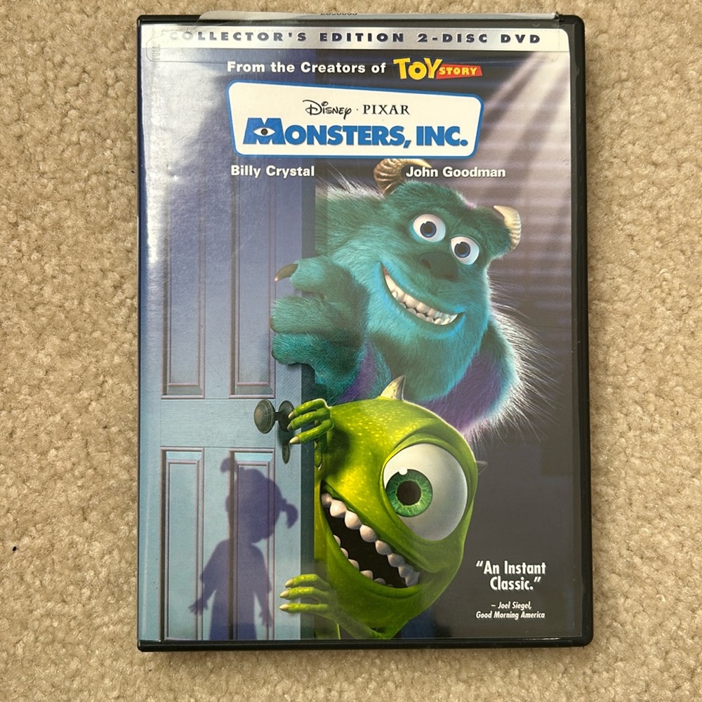 Monsters, Inc. DVD
